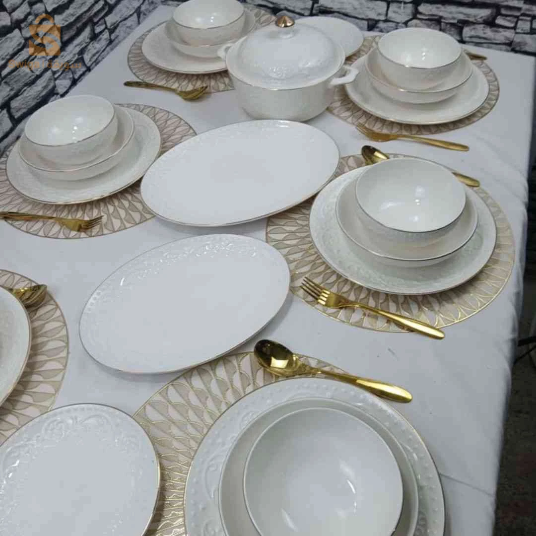 🍽️ زيني طاولتك بأرقى طقم برسلان أفغني S– ublimez votre table avec cette porcelaine afghani