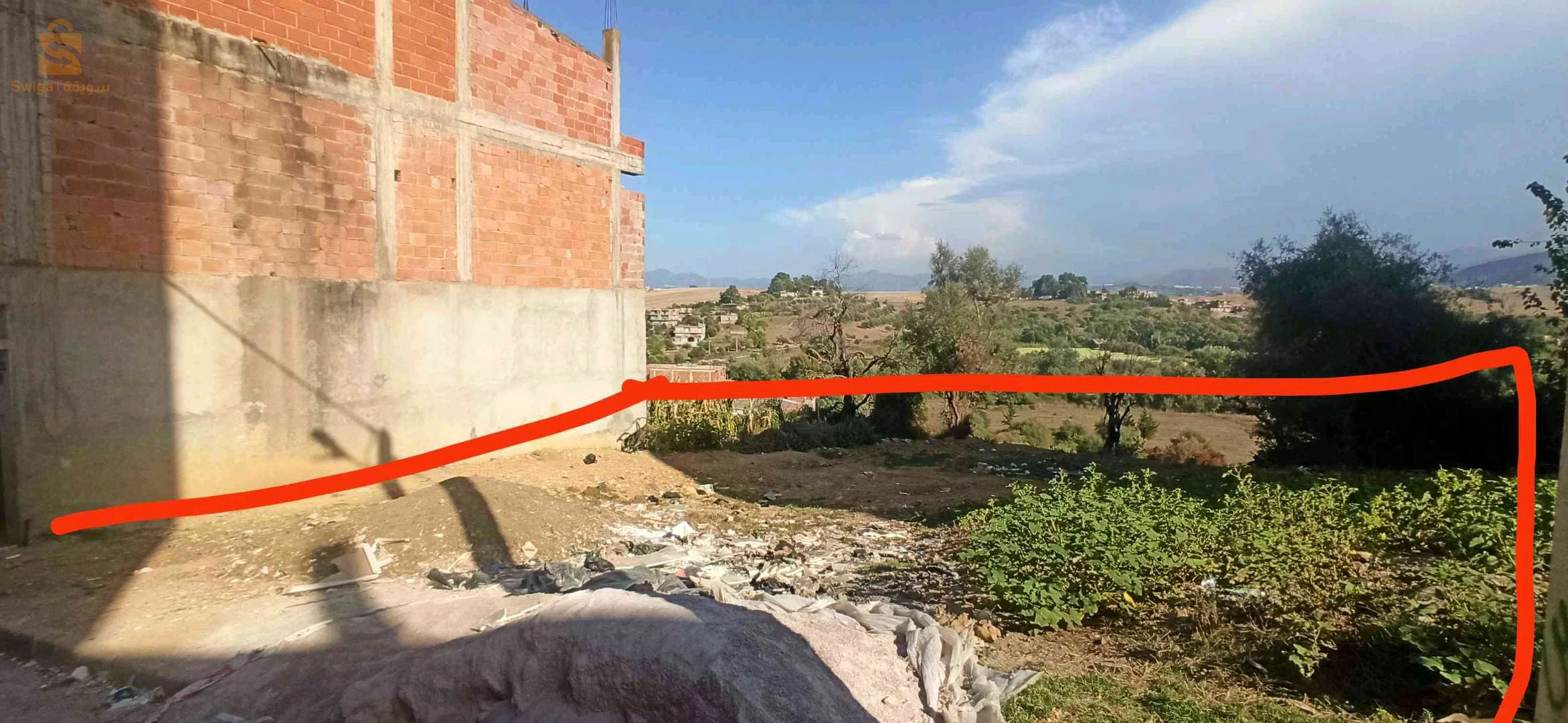 أرض للبيع (حي بن عياش) بلدية قاوس ولاية جيجل