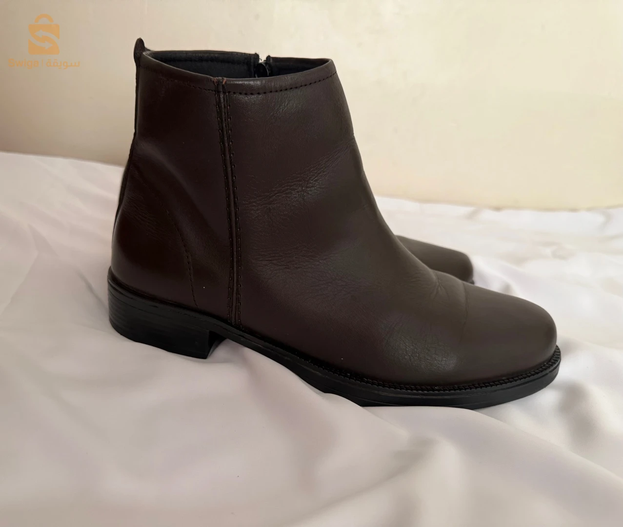 bottes marron forcé