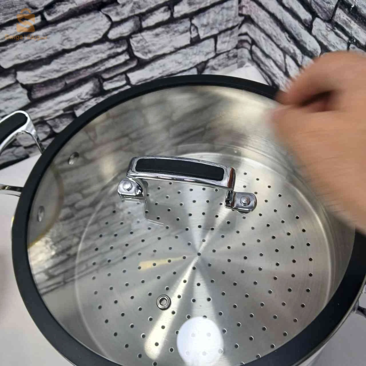 Couscousier inox luxe 4 -6- 8 litres