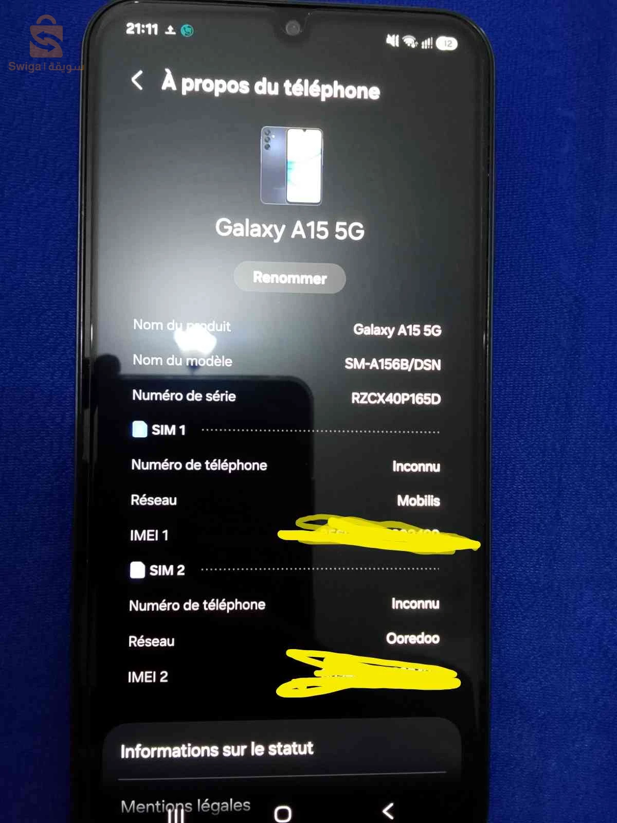 Samsung A15 5G
4/128