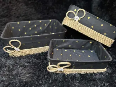 سلة لإكسسوارات 3 قطع