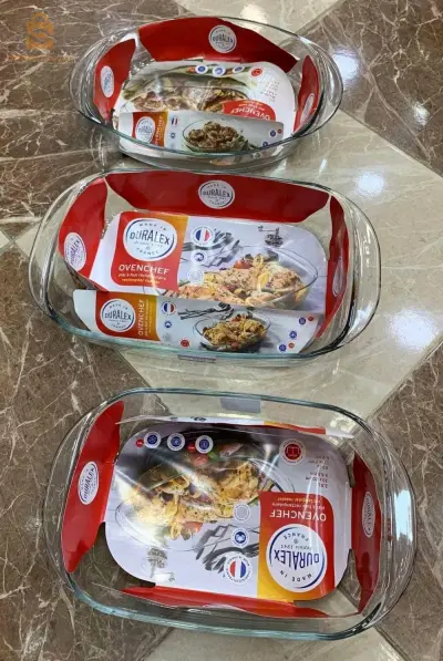 صينيات زجاج فرن