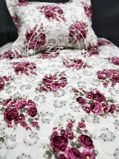 غطاء سرير مفرد + غطاء وسادة