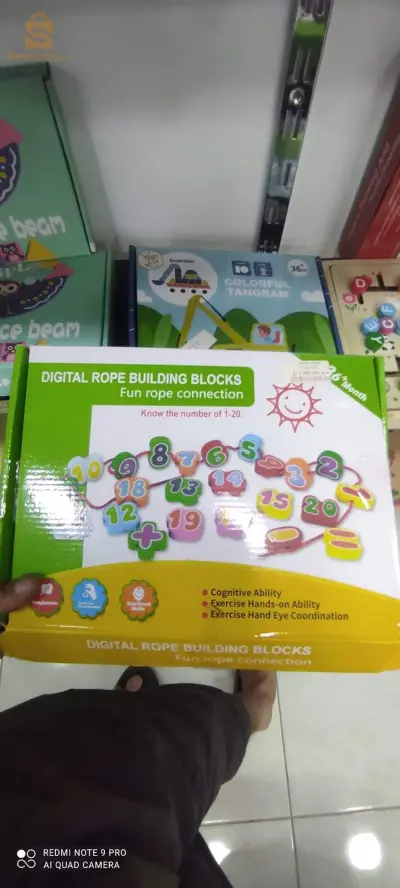 BLOCS DE CONSTRUCTION DE CORDE NUMÉRIQUE Connexion de corde amusante