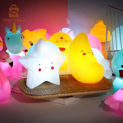 Lampes de décoration menées par veilleuse de bande dessinée