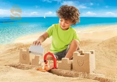 Jeux de sable de mer