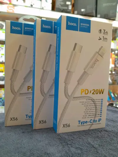 hoco_cable 🥊🔔😍
PD 20w
Type-c to IPHONE