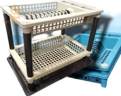 Plastic dish drainer