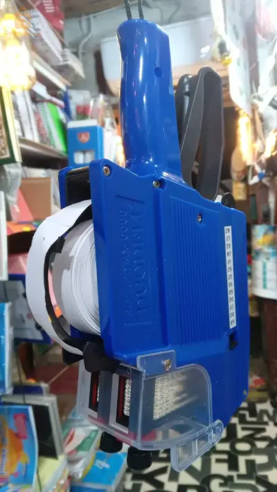 étiquette prix machine