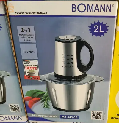 Hachoir BOMANN 2L inox