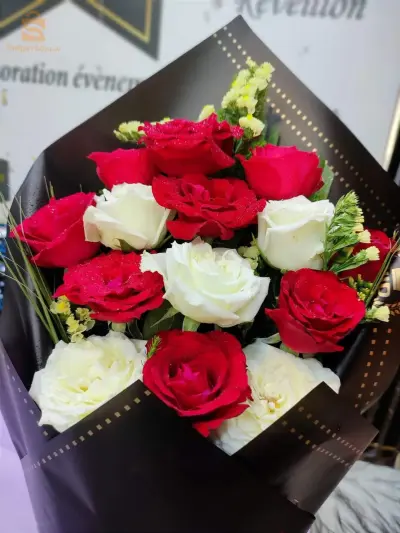 باقة ورد طبيعي