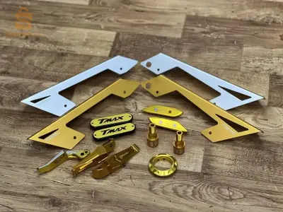 Couvercle de chaîne de pignon en aluminium CNC, paire de moto