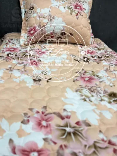 غطاء سرير مفرد + غطاء وسادة