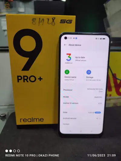 Realme 9 PRO+ 5G
RAM 8 GB