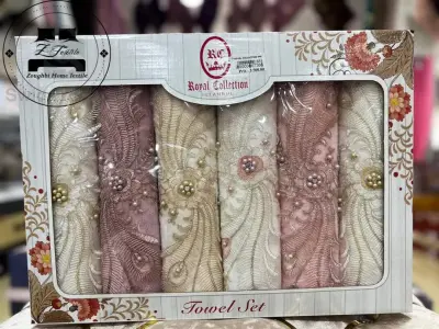 علبة مناشف 6 قطع