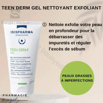 teen derm gel Nettoyant exfoliant