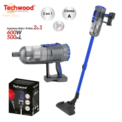 Previous
Next
Aspirateur Balai & À Main 2En1 Avec Technologie Cyclonique Et 3 Accessoires 500mL 600W Techwood TAB-958
