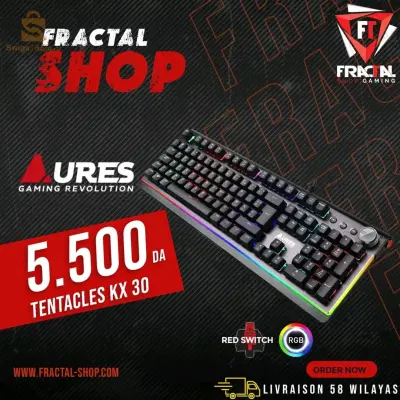 AURES TENTACLES KX30 MECHANICAL RGB GAMING KEYBOARD