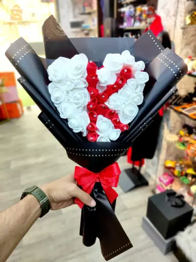 باقة ورد مصطنع