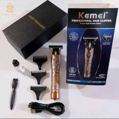 Pack Tondeuse kemei 9370 + rasoir kemei 2024