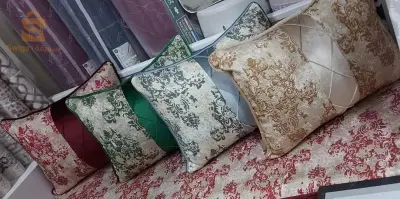 كوفر كانابي+2 مخاد فارغين