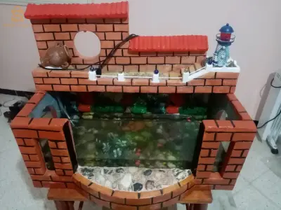 Je met en vente une très belle aquarium artisanale avec fontaine d'eau solide et bien fini avec jeux de lumière
Pour plus d'informations appelez moi sur 07.82.77.43.99
