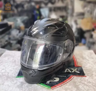 casque scorpion noir