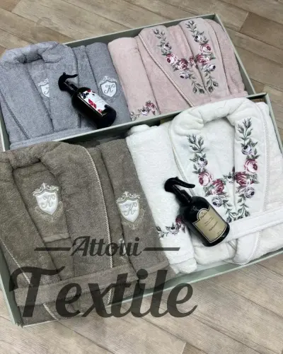 Sortie de bain homme et femme