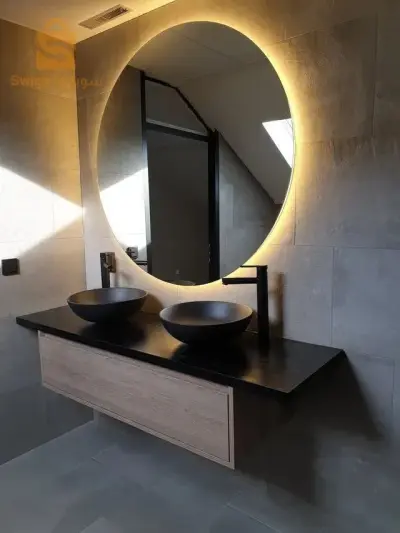 💥Miroir rond avec led