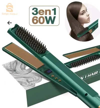 lisseur cheveux 3 en 1
