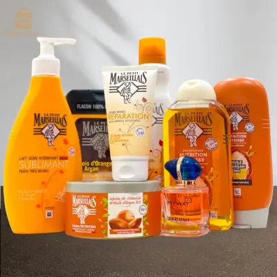 Gamme de produits cosmétiques Le petit marseillais