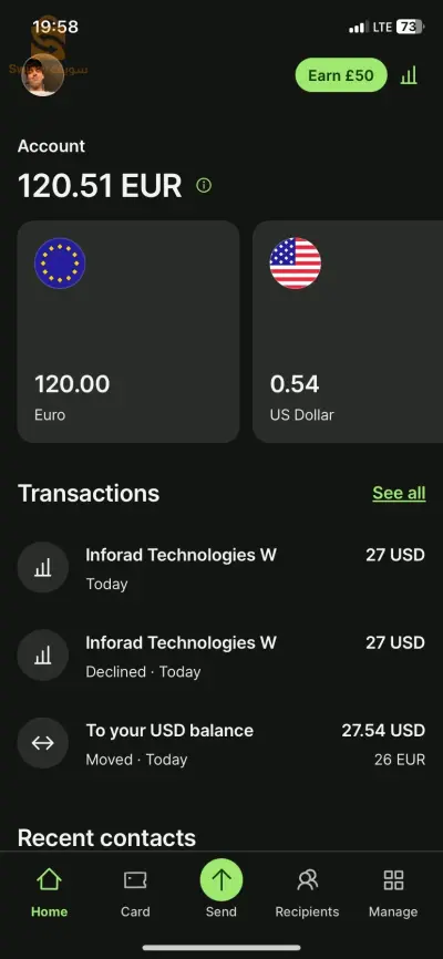 euro  paysira wise
