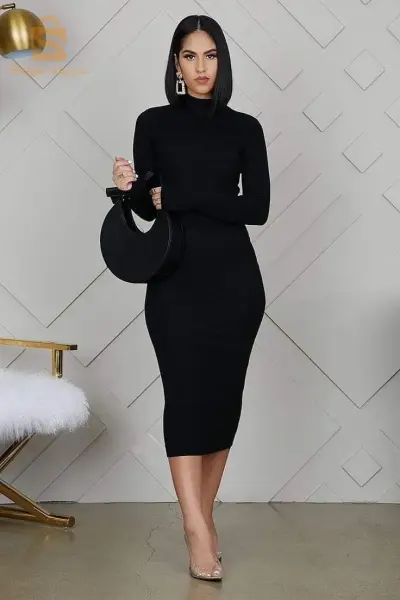 robe moulante élégante