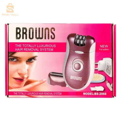 Browns Épilateur Rasoir Lavable 2en1