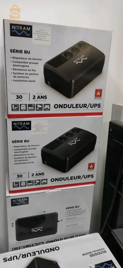ONDULEUR NITRAM 600VA/360W 3 prises FR