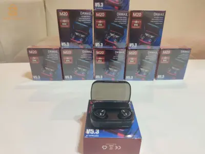 سماعات بلوتوث m20 + باور بانك