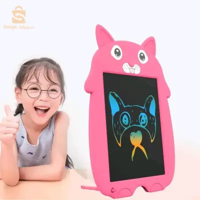 لوحة إلكترونية للدراسة والرسم على شكل قطة