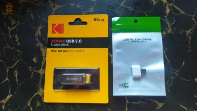 فلاش ديسك 64 جيغا  معدني   Flash Disk + OTG type C