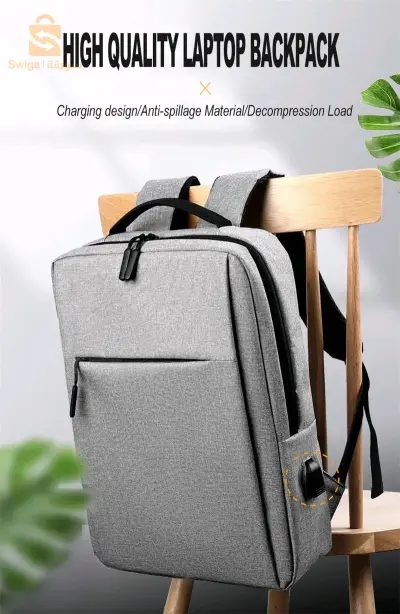 الحقيبة الذكية مع ميزة شحن الهاتف-Sac À Dos Cartable Multifonction Usb