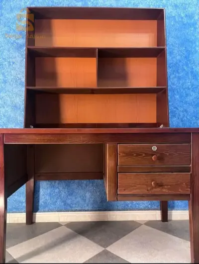 bureau bois rouge