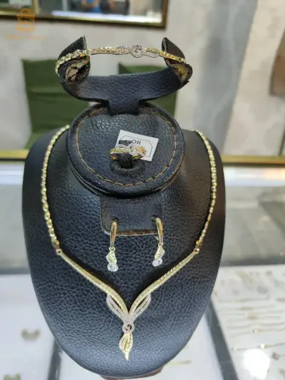 طقم ذهب اربع قطع ماصيف