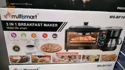 multi four électrique grillade et cafetière 3en1