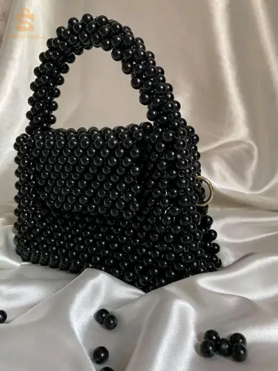 حقيبة مصنوعة باليد من الخرز ❤️  sac à main en perles