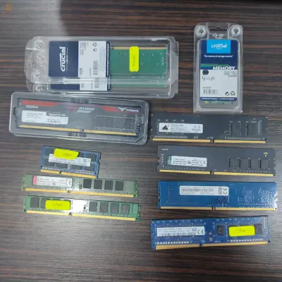 Des ram 16G et 8G et 4G et 2G
