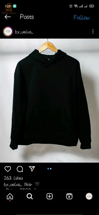 sweat shirt high quality 100% cotton ✅