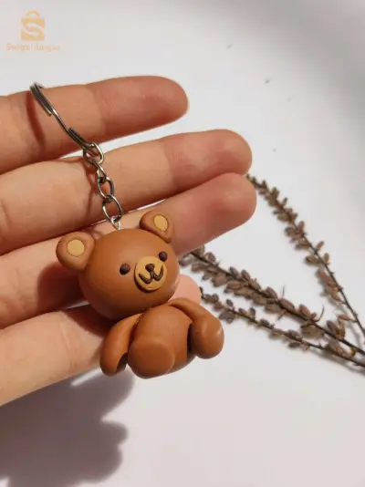 ours porte clé