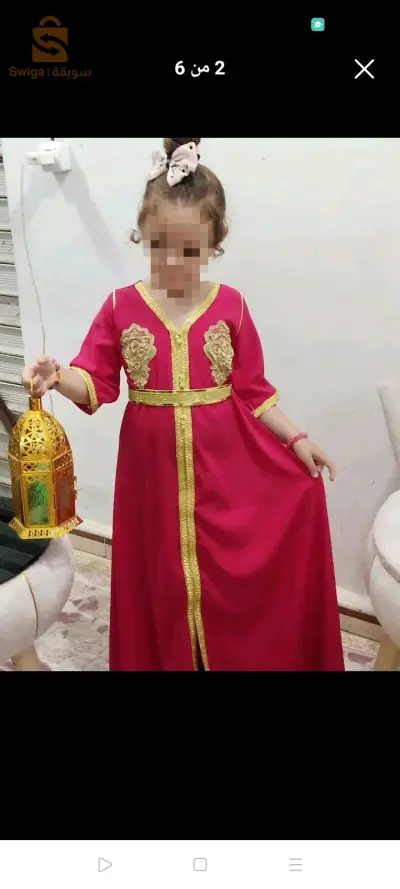 قفطان 🥰 بنات من عامين حتى 14 سنة