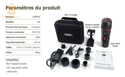 machine a café portable hibrew originale
