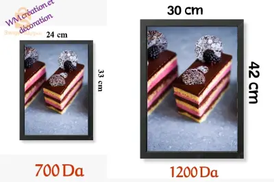cadre décoratif pâtisserie